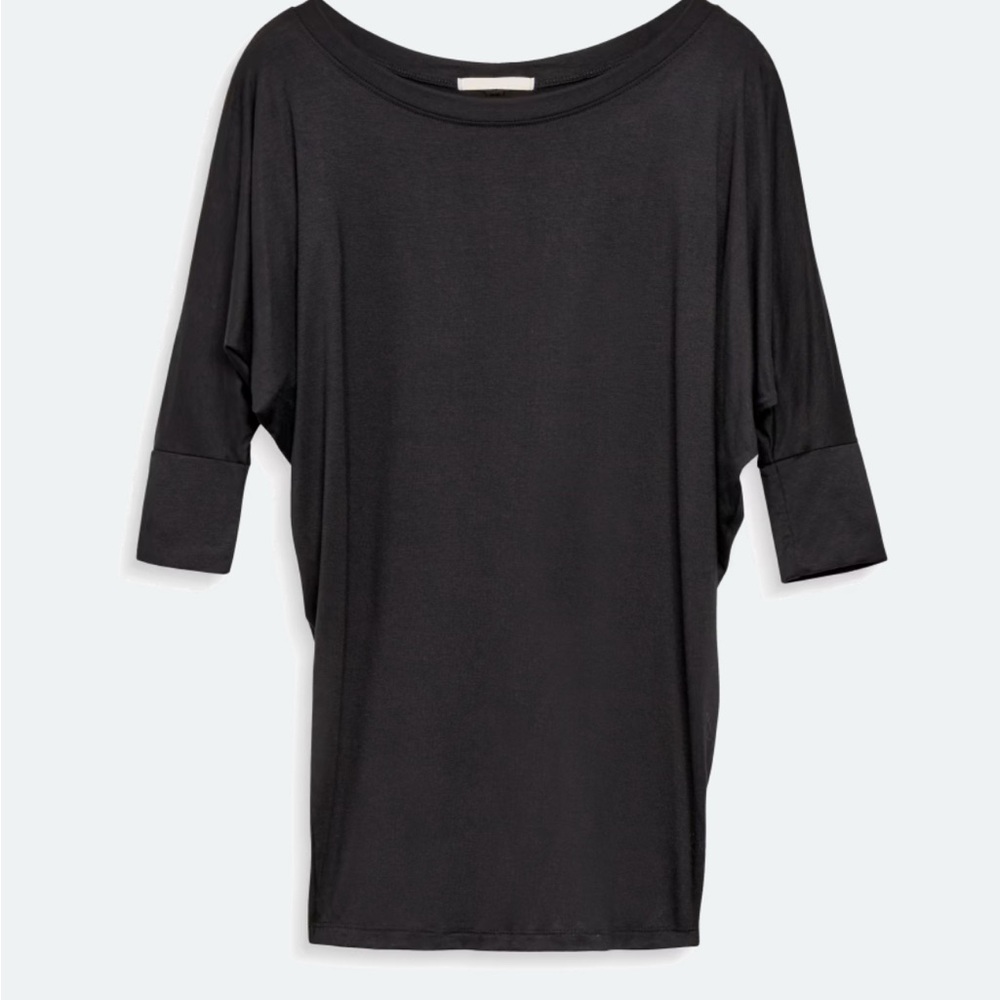 41 Hawthorn Black Jersey Knit Top